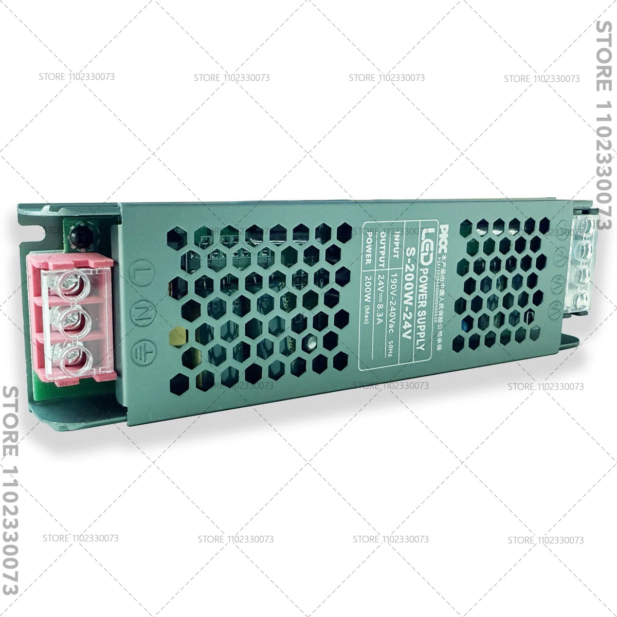 alimentation led ultra fine 12v 24v 5a 12a 60w 100w 200w 300w 400w vert