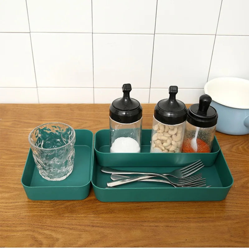 boîtes rangement modernes blanc vert organiseurs cuisine maison articles divers emballage plat respectueux environnement