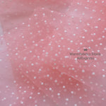 tulle rose blanches bleu vert beige translucide decoratif tissu maille
