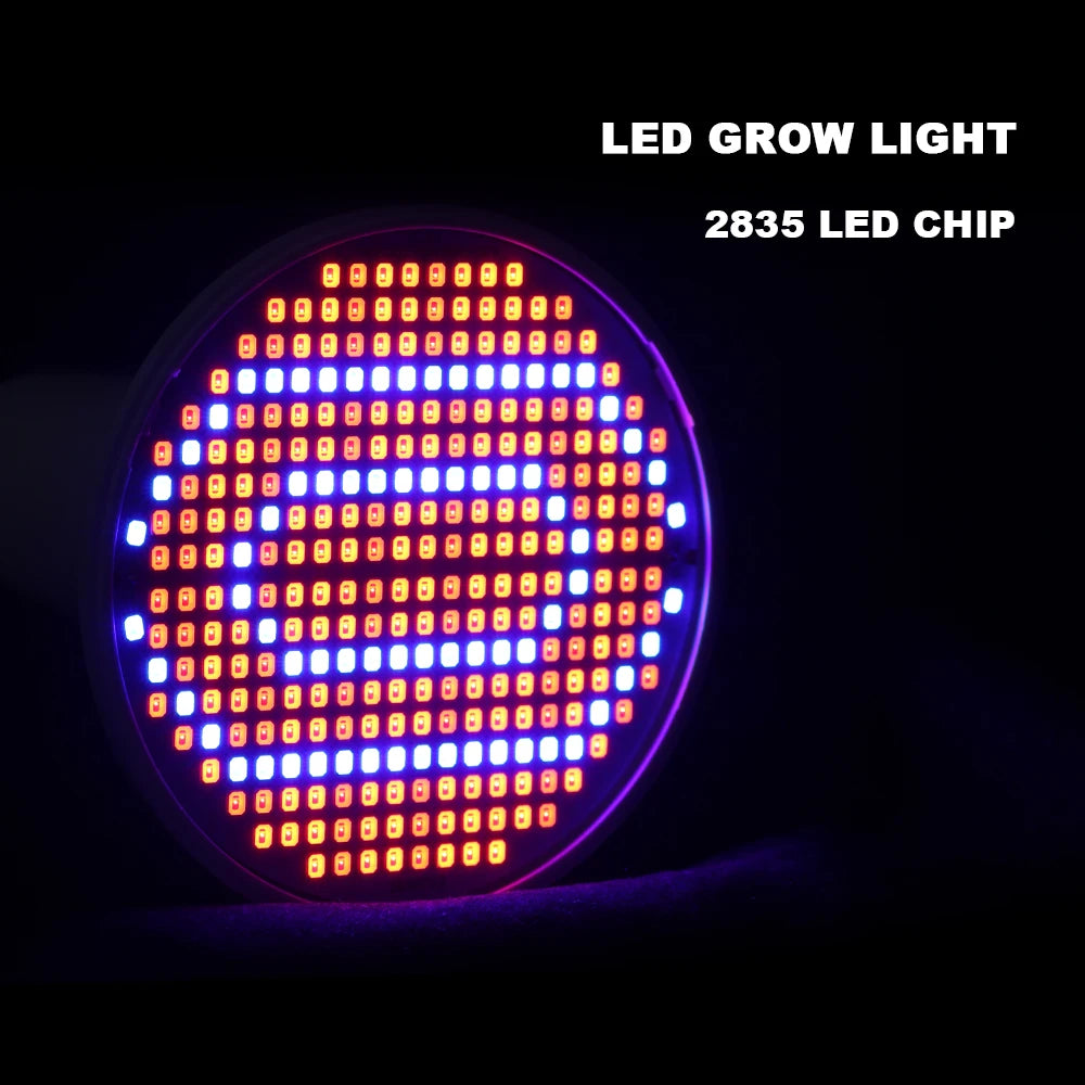 ampoule led croissance plante blanche violette rouge bleu e27 moderne 92x80mm