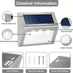 lampe solaire murale led argentée ip44 moderne autonome contrôle tactile