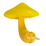 veilleuse led forme champignon jaune moderne adhésif base rainurée prise intégrée chambre salle bain