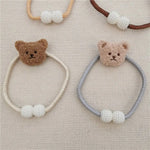 attache cordon fenêtre teddy bear mignon décoration maison tissu doux couleur beige marron clair