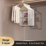 organisateur sacs armoire rangement réutilisable respectueux environnement moderne gris beige noir