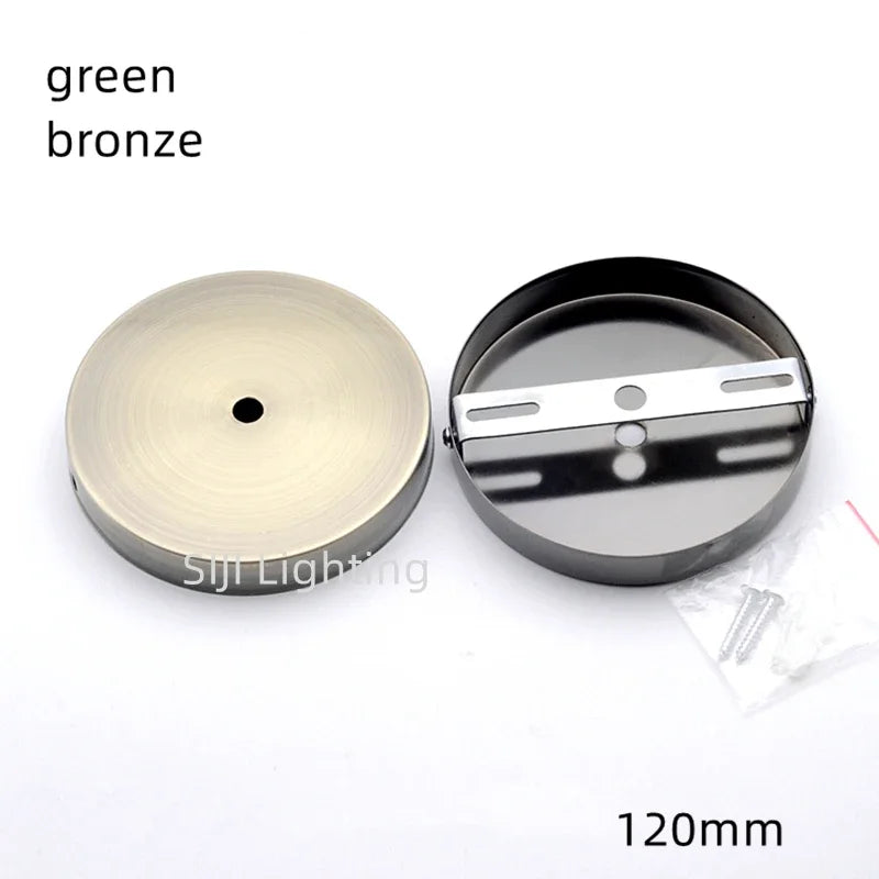 disque suspension lampe métal fer moderne blanc chrome rouge bronze pearl black gold bronze