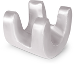 coussin sommeil satin blanc anti ride memoire forme contour cou zipper
