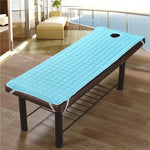 matelas massage spa corps face breath hole bandes élastiques drap épais salon beauté moderne