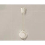 sèche cheveux mural adhésif moderne gris mat salle bain douche support organisation abs réutilisable