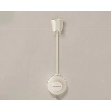 sèche cheveux mural adhésif moderne gris mat salle bain douche support organisation abs réutilisable
