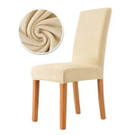 housse chaise velours polyester moderne camel opaque simple mariage banquet chaise plage fauteuil
