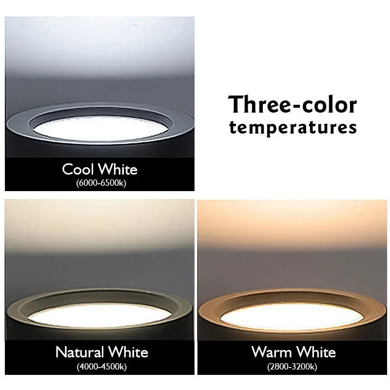 spot led encastrable moderne aluminium blanc noir salon cuisine salon intérieur