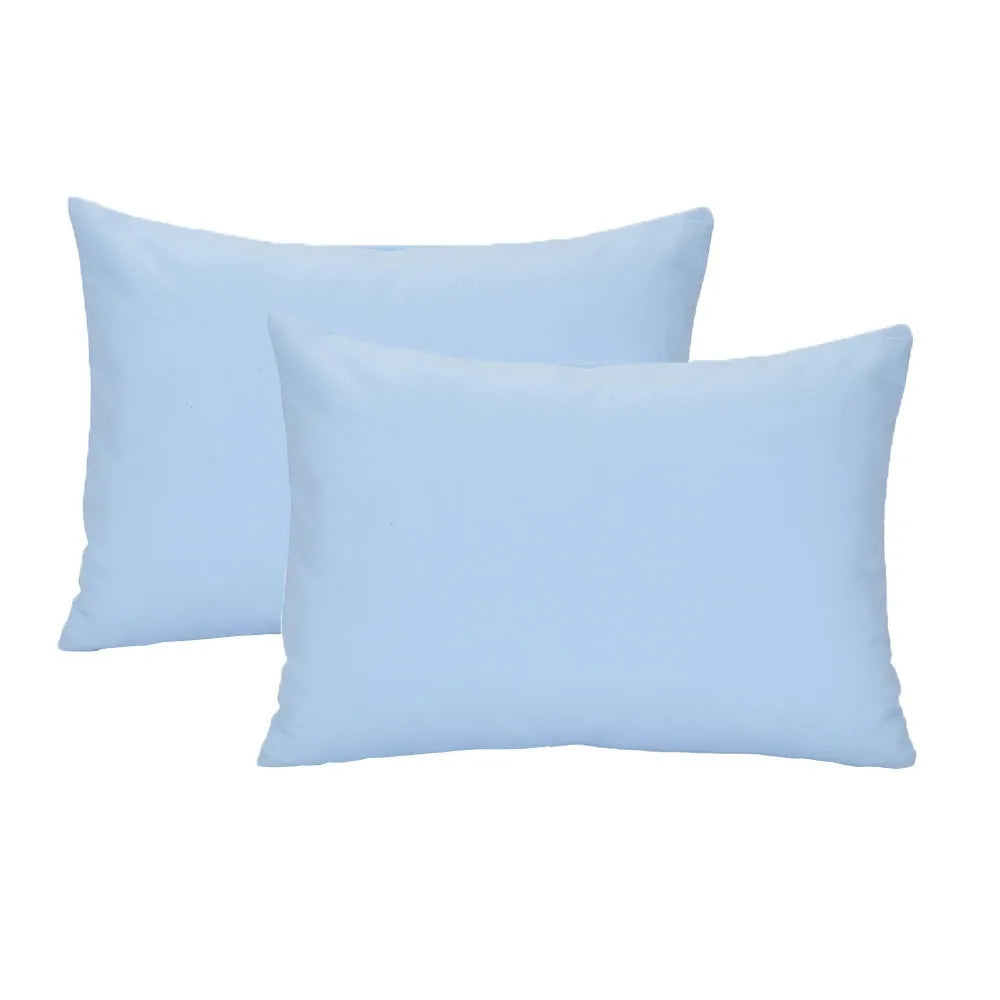 taies d'oreiller polyester coton motif uni bleu marine orange gris moderne fixations pack coussins