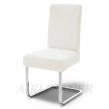 housse chaise marron clair jacquard polyester moderne protection extérieure intérieure mariage banquette
