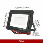 projecteur led 12v noir moderne ip66 20w 30w 50w 100w clips alu 50000h