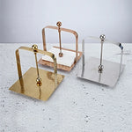 porte serviettes table cuisine métal doré argent moderne élégant distributeur mouchoirs papier décor maison