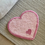 tapis coeur motifs floraux moderne polypropylène imperméable antidérapant salon chambre bleu violet