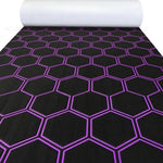 tapis sol mousse eva hexagon noir vert moderne antidérapant adhésif camping surf