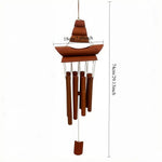 cloche vent bambou traditionnelle relaxation jardin relaxation patio détente relaxationextérieur ambiance maison brune claire