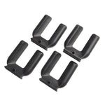 roulettes meuble supports plastique noir gris caoutchouc antidérapant vissage trou central set pièces