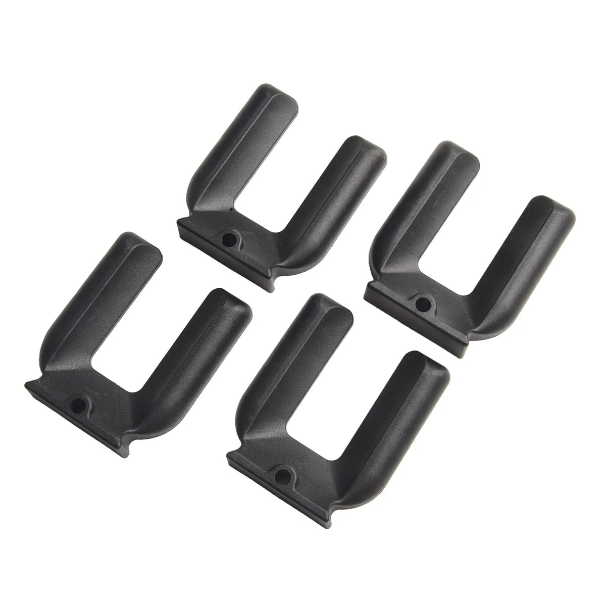 roulettes meuble supports plastique noir gris caoutchouc antidérapant vissage trou central set pièces