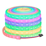ruban led flexible violet vert orange maille fine ip67 60leds/m smd intelligent 3000 6500k