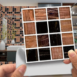 carreaux muraux auto adhésifs pvc mosaïque effet 3d moderne noir blanc gris décoratif salle
