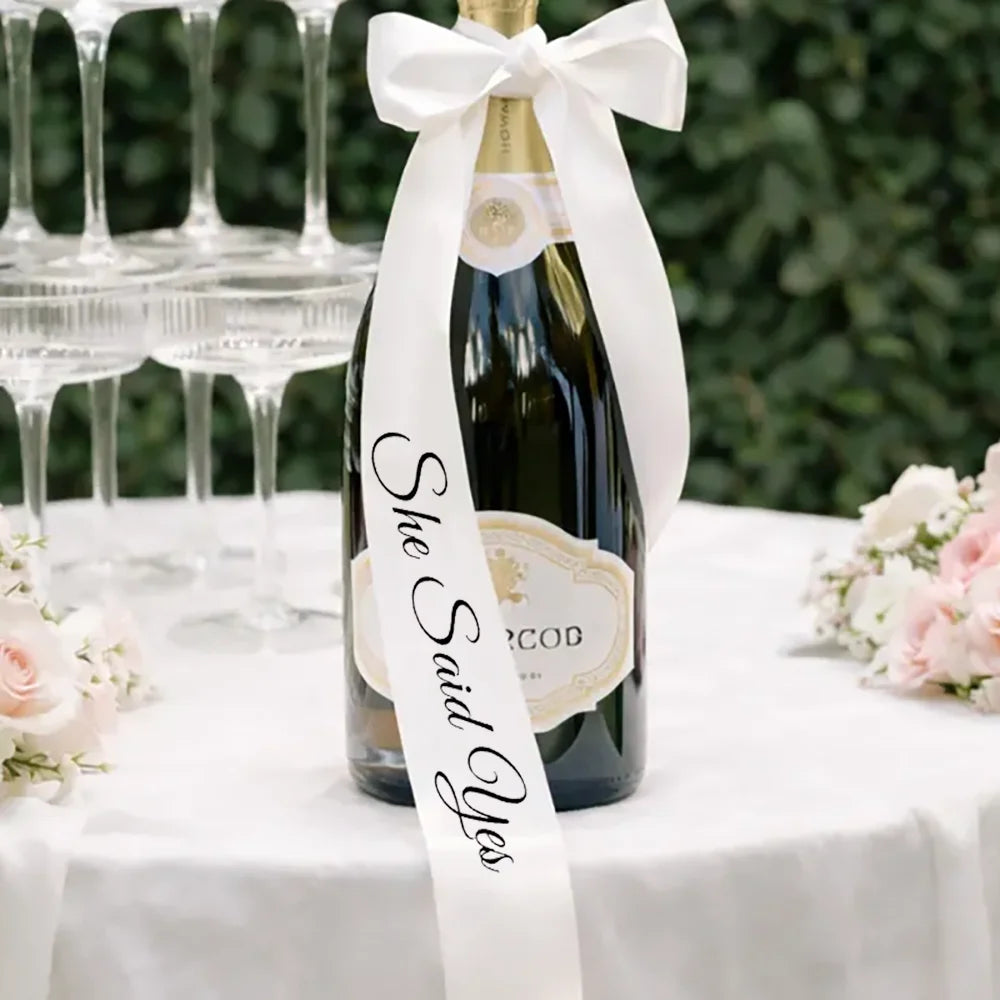 rubans satinés mariage just married elle dit oui love welcome mrs mrs forever