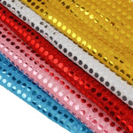 tissu circulaires polyester translucide glitter rouge blanc bleu vert violet or bricolage décoration
