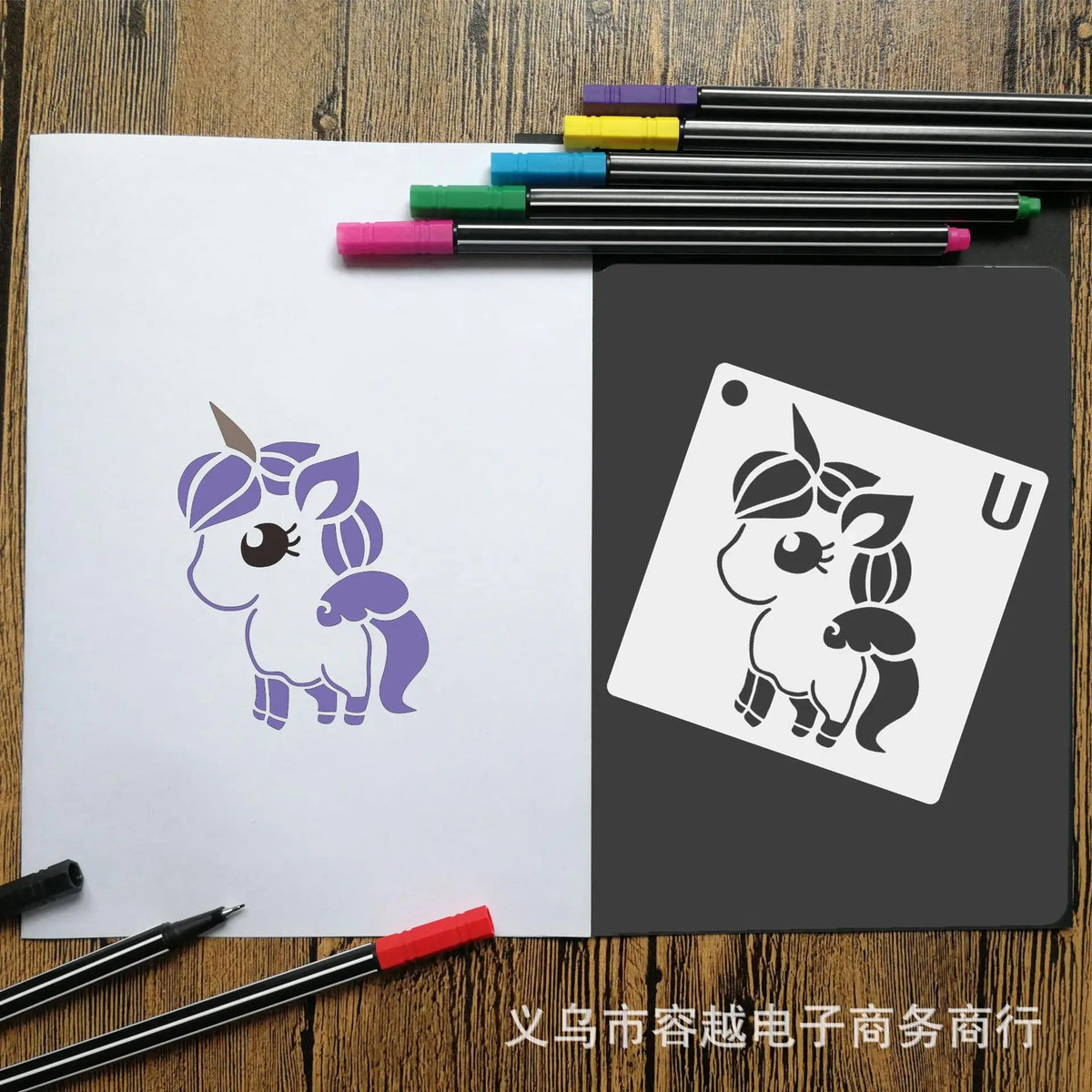 stencils animaux blancs stylisés bricolage peinture murale scrapbook coloration 36 pièces 10cm
