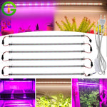 barre led croissance végétale blanc rouge bleu clips moderne connecteur câble