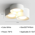 plafonnier led spot blanc moderne rond acrylique luminaire intérieur salon chambre salon couloir
