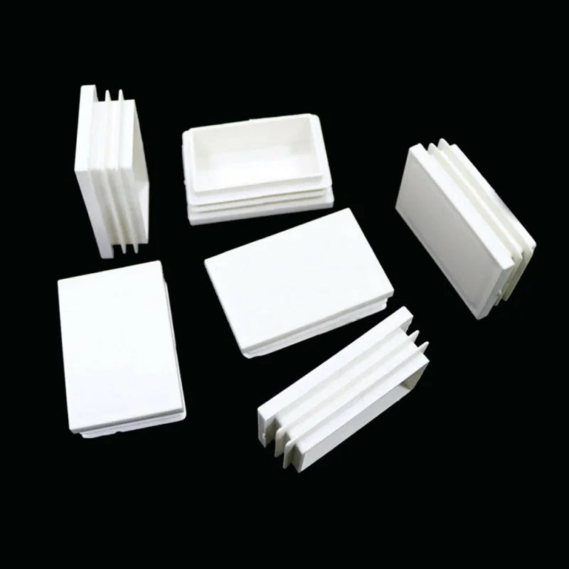 plaque finition profilés métalliques blanc moderne 25x25mm adhésif