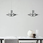 suspension lumineuse pendentif aluminium blanc argenté moderne 6000k 4000k 3000k 90260v e27