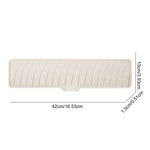 tapis lavage évier silicone gris vert beige moderne respectueux environnement 42x10cm