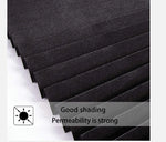 store lamelles noir texture fine moderne clips transparents 60x150 60x180 90x150 90x180