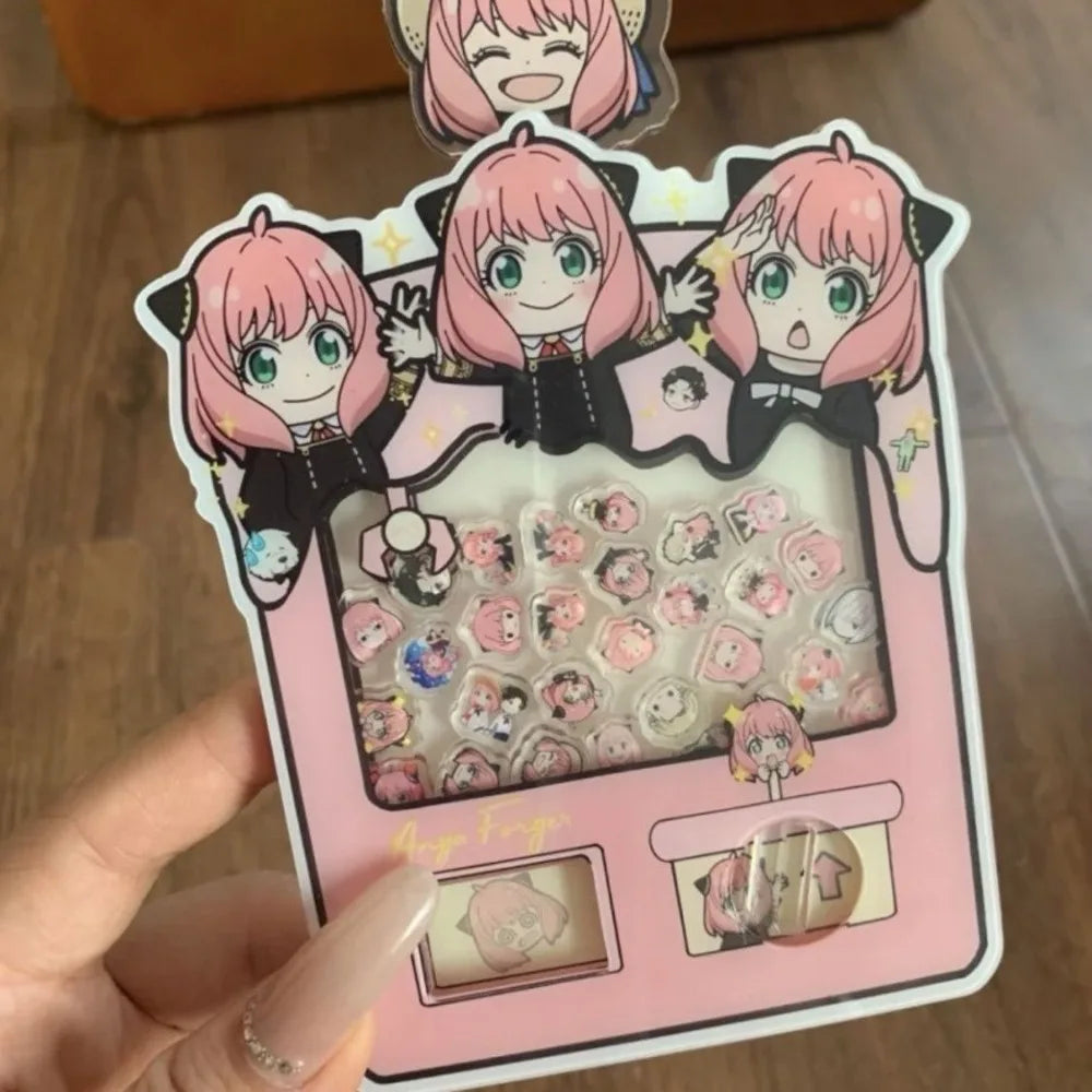 décoration murale cartoon personnage anime pochette rose clair accessoire décoration tableSuspensQuestion