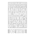 sticker autocollant lettre chiffre symbole multicolore classique deco papeterie scrapbooking journal agenda planificateur álbum