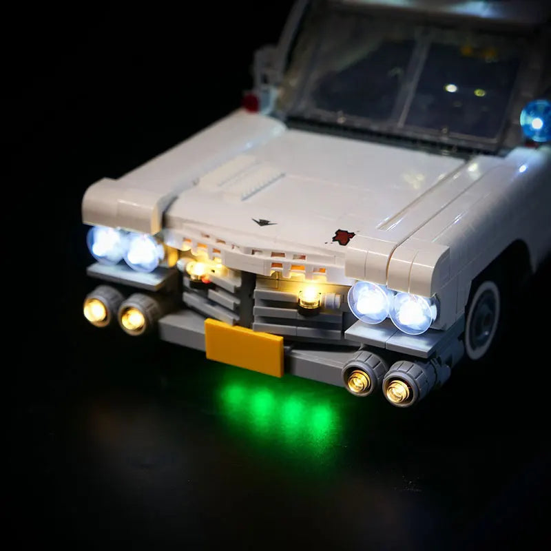lampe poche led voiture lego blanc rouge bleu vert détails métalliques kit câble usb