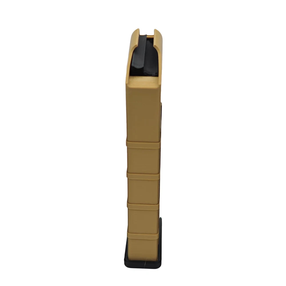 chargeur d'arme feu moderne robuste noir marron vert rainures opaques