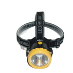 lampe frontale led noire pratique chargeur incluse ceinture ajustable camping chasseextérieur
