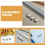 clips fixation blanc noir gliders modernes transparents rideaux rouleaux rail plastique gọn gọn