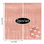 rideau arrière plan festif carreaux argent brillants décoration mariage anniversaire fête murale moderne