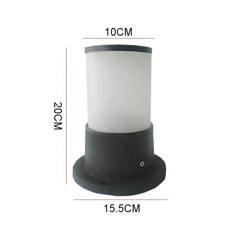 lampe table moderne noire adhésive basse consommation led flux lumineux faible ip65 e27 aluminium