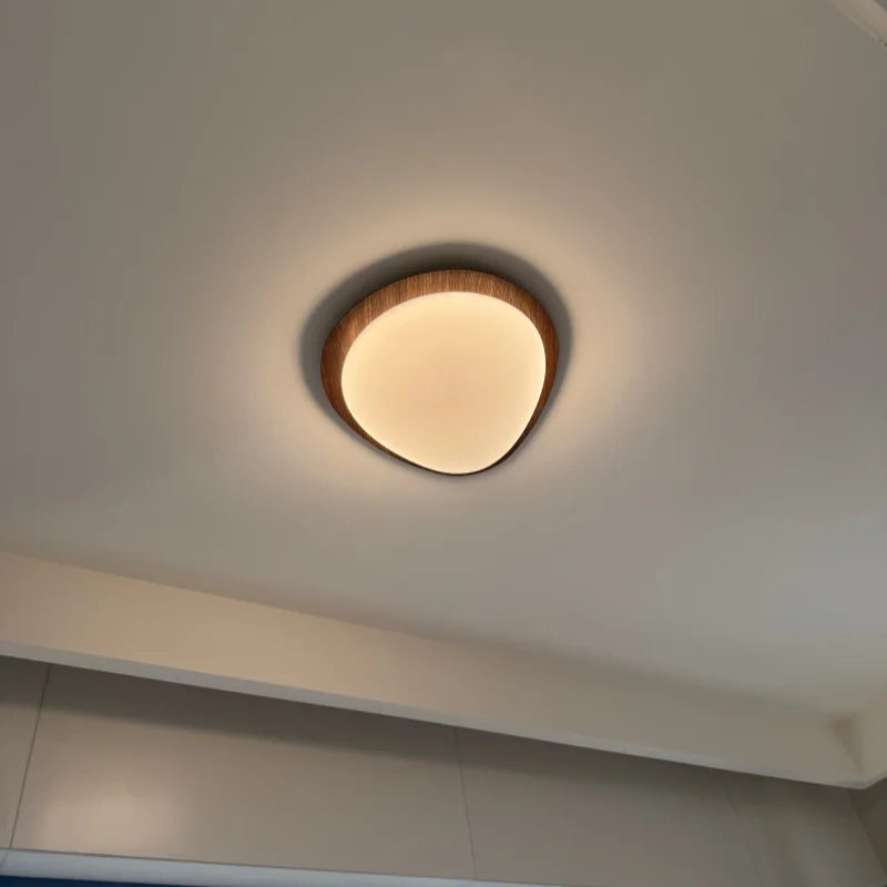 lampe moderne bois naturel texture bois opacité minimaliste éclairage chambre lumière led facile certification