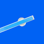 bande lumineuse adhésive led blanc bleu moderne lisse rectiligne opaques