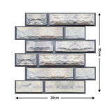 panneaux decoratifs murals adhesifs brique moderne impermeables anti moisissures soundproof thermique statique rouge brun