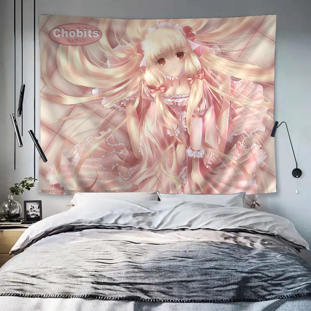 Détail du motif mandala coloré sur la tapisserie murale bohème