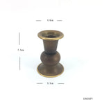 bougeoirs classiques bronze finement sculptés décoration maison vintage élégants fixations