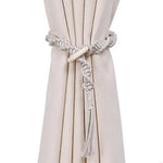 rideaux accessoires tressés corde anneaux franges bohèmes rustiques femmes adultes
