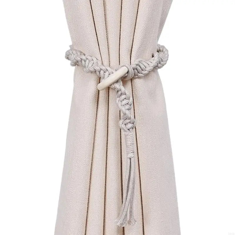 rideaux accessoires tressés corde anneaux franges bohèmes rustiques femmes adultes
